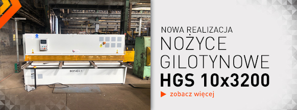 Hydrauliczne nożyce gilotynowe Euromet HGS 10x3200