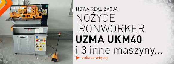 Nożyce Ironworker i 3 inne maszyny uruchomione